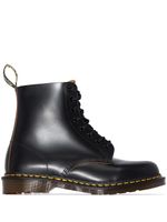 Dr. Martens Bottes lacées 1460 Vintage à semelle crantée - Noir - thumbnail