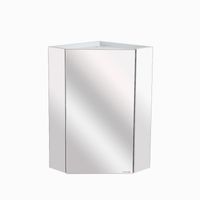 Toiletkast Hoek Corsa Allibert 31,5 cm Grijs Aluminium - thumbnail