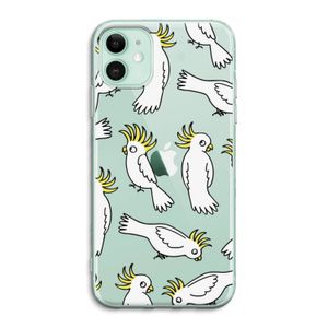 Papegaai: iPhone 11 Transparant Hoesje