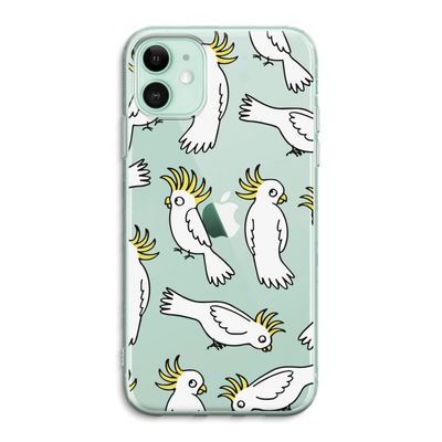 Papegaai: iPhone 11 Transparant Hoesje