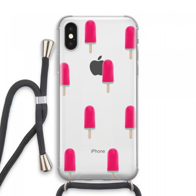 Waterijsje: iPhone XS Max Transparant Hoesje met koord
