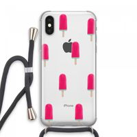 Waterijsje: iPhone XS Max Transparant Hoesje met koord