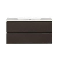 Onderkast badkamermeubel Tieme mat grijs 100x50x48cm