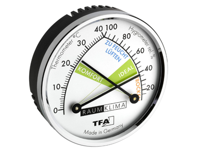 TFA Hygrometer innen - luchtvochtigheid en temperatuur