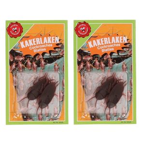 Nep dieren kakkerlakken 6x stuks van kunststof