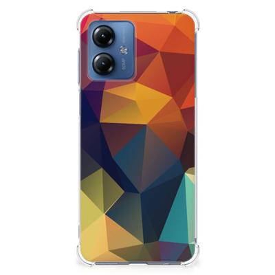 Motorola Moto G14 Shockproof Case Polygon Color Motorola Moto G14 Shockproof Case Polygon Color