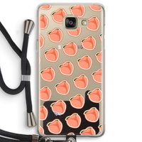 Just peachy: Samsung Galaxy A5 (2016) Transparant Hoesje met koord