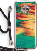 Green Inferno: Motorola Moto G6 Transparant Hoesje met koord