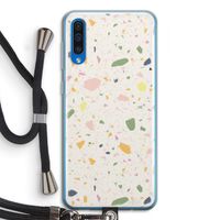 Terrazzo N°21: Samsung Galaxy A50 Transparant Hoesje met koord