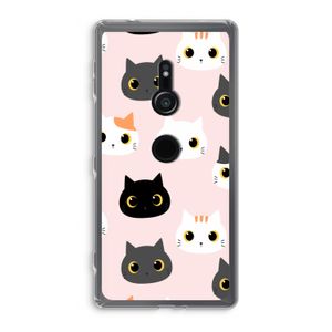 Katten: Sony Xperia XZ2 Transparant Hoesje