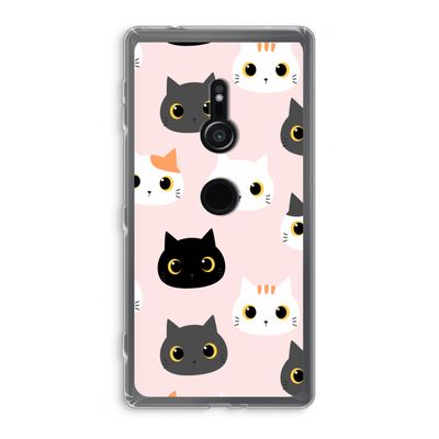 Katten: Sony Xperia XZ2 Transparant Hoesje