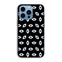 Eyes pattern: iPhone 13 Pro Max Biologisch afbreekbaar hoesje