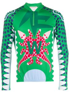 Walter Van Beirendonck Pre-Owned t-shirt Crossed Crocodiles Growl - Vert