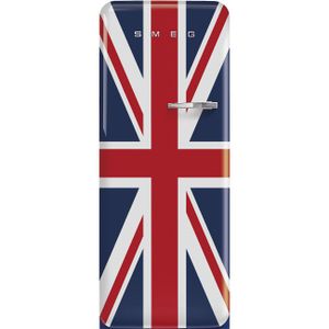 Smeg FAB28LDUJ5 Union Jack Koelkast met vriesvak Blauw