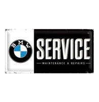 Metalen Plaat 'BMW Service' 25 x 50 cm - thumbnail