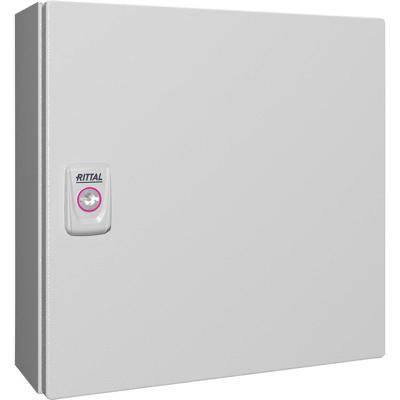 Rittal KX 1555.000 Installatiebehuizing, Wandbehuizing 300 x 300 x 120 Plaatstaal Grijs-wit (RAL 7035) 1 stuk(s)