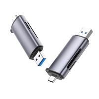 Ugreen 50706 geheugenkaartlezer USB/Micro-USB Zilver Ugreen 50706 geheugenkaartlezer USB/Micro-USB Zilver
