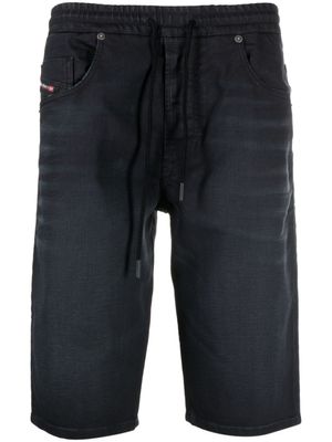 Diesel short D-Krooley en jean - Noir