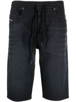 Diesel short D-Krooley en jean - Noir