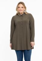 Yoek Blouse A-lijn | Licht Groen | Maat 42/44