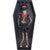 Funny Fashion 94226 dansend skelet in grafkist 33.5 cm