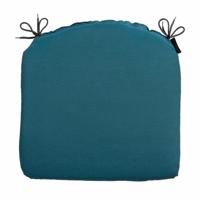 Madison zitkussen Panama 46 x 48 cm katoen/polyester turquoise
