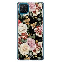 Samsung Galaxy A12 siliconen hoesje - Flowerpower Samsung Galaxy A12 siliconen hoesje - Flowerpower