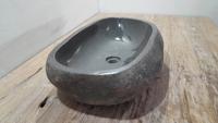 Wasbak riviersteen RXL250315, 61x35x15 cm