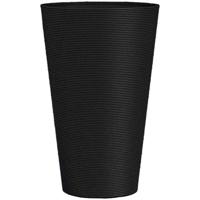 Hoge bloempot - GARDEN ID - Green Care Sense Tall Zwart-Anthr. - 55 cm - 10 jaar garantie - 100% gerecycled - UV- en gelbestendigheid