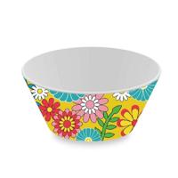 Saladekom Versa Geel Polyethyleen RPET Ø 10,9 cm Blommor