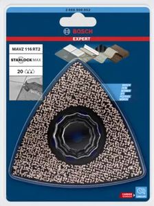 Bosch Accessories 2608900052 EXPERT Sanding Plate MAVZ 116 RT2 Carbide-RIFF Schuurplaat 1 stuks 1 stuk(s)