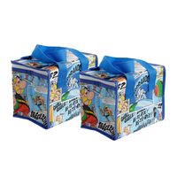 2x Stuks Kleine lunch koeltas Asterix print 20 x 13 x 16 - 4,4 liter - thumbnail