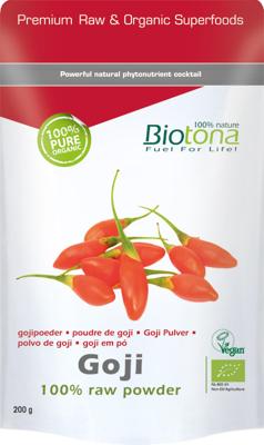 Biotona Goji raw powder bio (200 Gram)
