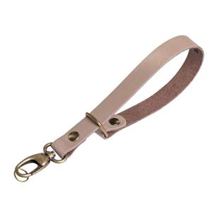 The Hantler Wrist strap Taupe / Brass