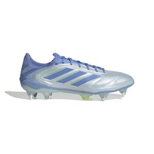 adidas Copa Pure III Elite IJzeren-Nop Voetbalschoenen (SG) Blauw Grijs Neongeel