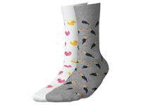 esmara 2 Paar sokken (Eenden/vogels, 35-38)