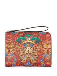 Giuseppe Zanotti pochette Fabian en cuir - Rouge
