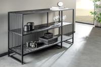 Moderne boekenkast ARCHITECTURE 120cm grafiet - 44764
