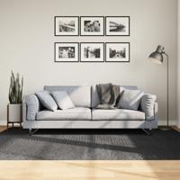 Vloerkleed IZA laagpolig Scandinavisch 160x230 cm antraciet