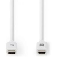 USB 3.1 Cable (Gen2) | USB-C Male - USB-C Male | 1.0 m | White