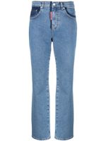 MOSCHINO JEANS jean droit à design bicolore - Bleu