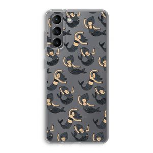 Zeemeermin: Samsung Galaxy S21 Transparant Hoesje