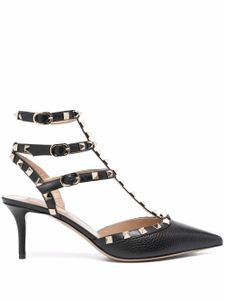 Valentino Garavani escarpins Rockstud Caged 65 mm - Noir