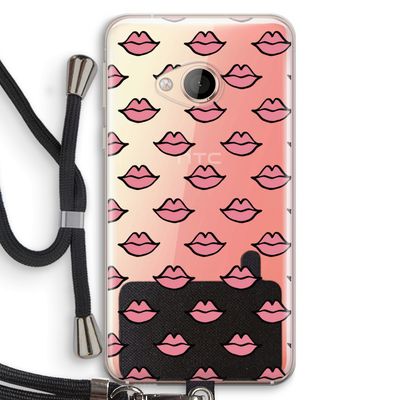 Lipjes: HTC U Play Transparant Hoesje met koord