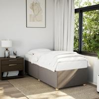 Bedframe zonder matras 90x190 cm stof taupe