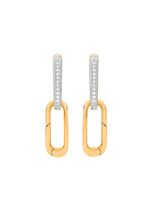 Monica Vinader boucles d'oreilles Alta Capture en or 18ct à diamants - thumbnail