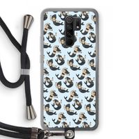 Zeemeermin: Xiaomi Redmi 9 Transparant Hoesje met koord