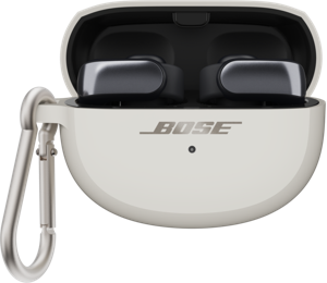 Siliconen opbergetui voor Bose Ultra Open oordopjes Wit