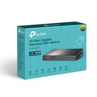 TP-LINK TL-SG1210MP netwerk-switch Unmanaged Gigabit Ethernet (10/100/1000) Power over Ethernet (PoE) Zwart - thumbnail