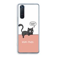 GSM poes: Sony Xperia 5 II Transparant Hoesje
